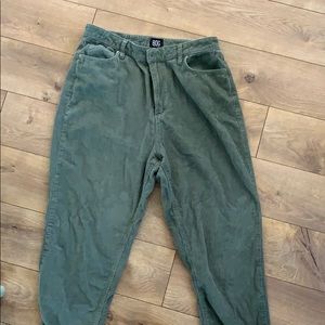 Urban outfitters green corduroy jeans